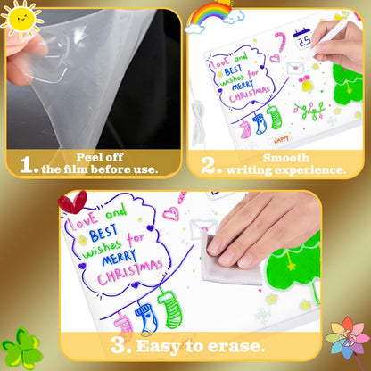 🎅The perfect gift for this Christmas🎁Creative Rewritable Acrylic LED Message Board 🎨 (set come with 7 Pens) by mysite