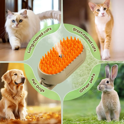 🎁Pet Grooming Brush With Spray by My Store