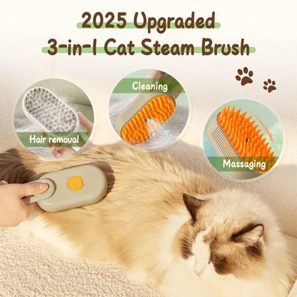 🎁Pet Grooming Brush With Spray by My Store